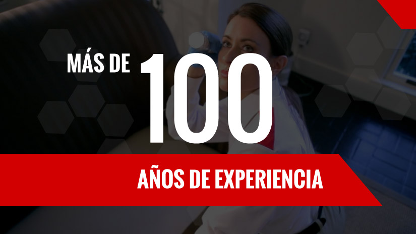 100 años de experiencia en control de plagas